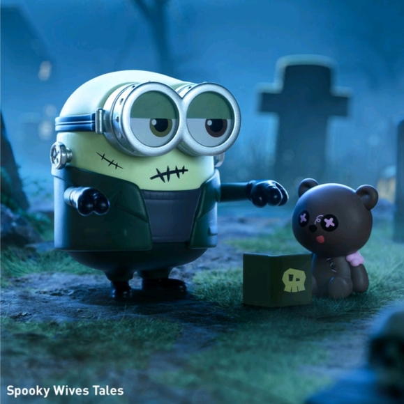 Minions Bedtime Stories by Bob‎ and Tim Series Figures -NIB - Spooky Wives Tales - Picture 1 of 4